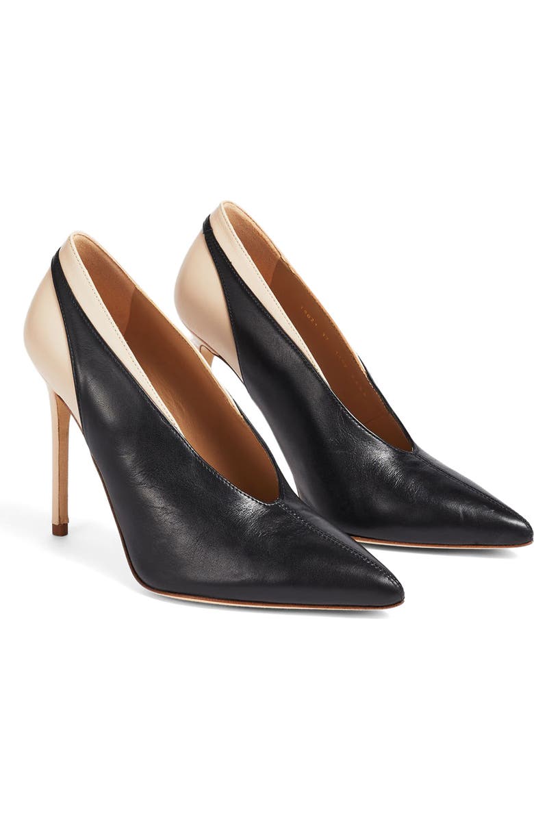 LK Bennett Quinny Two-Tone Pump, Main, color,