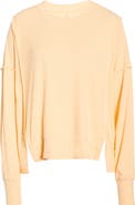 Free People All My Love Long Sleeve Rib T-Shirt