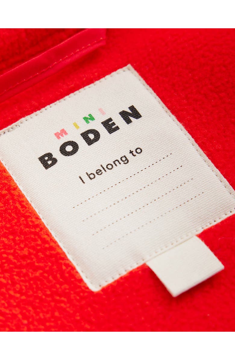 Mini Boden Kids' Windproof Fleece Zip-Up Jacket, Alternate, color, 