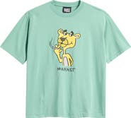 MARKET Yellow Panther Graphic T-Shirt