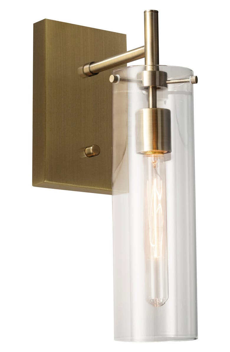 ADESSO LIGHTING Dalton Wall Lamp, Main, color, Antique Brass