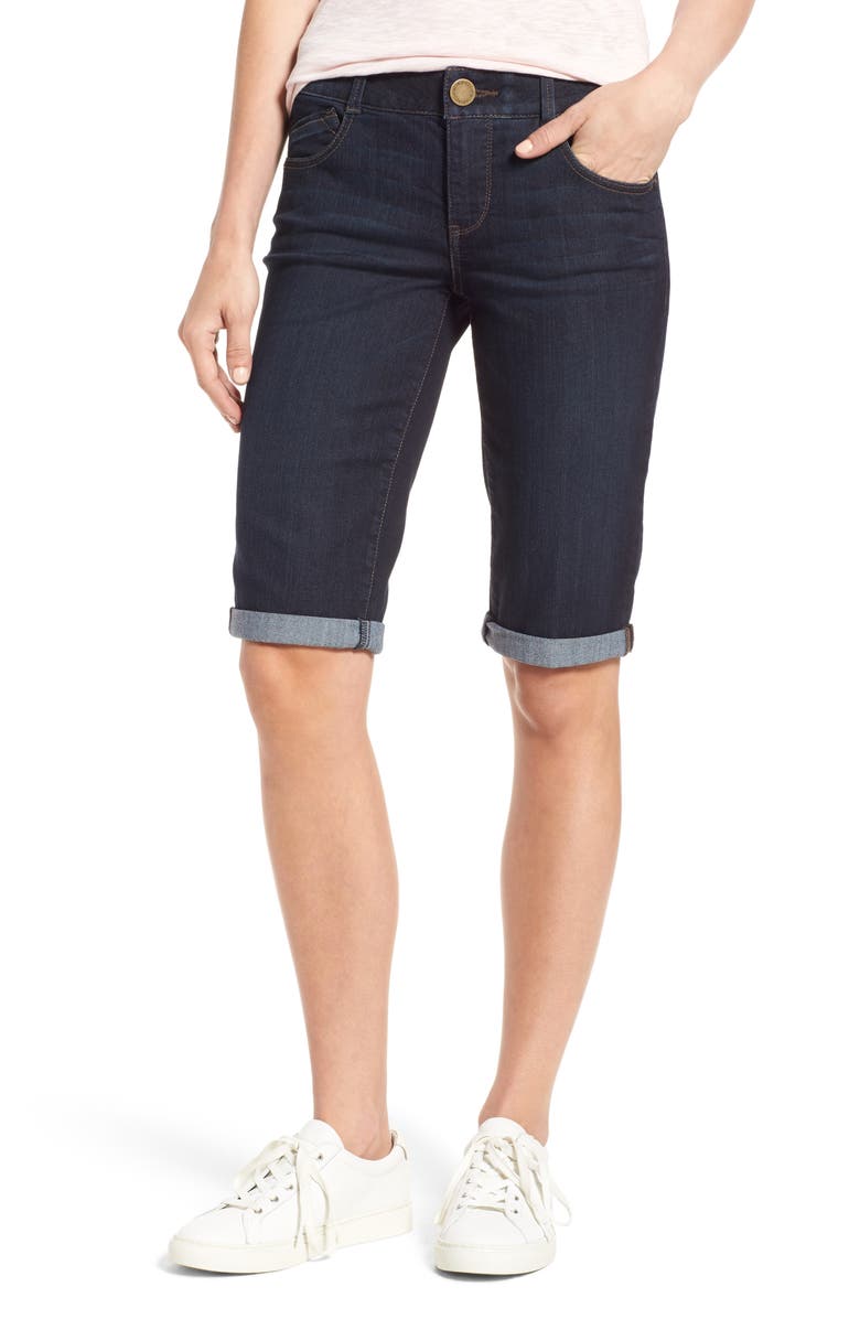 Wit & Wisdom 'Ab'Solution Denim Bermuda Shorts, Main, color,