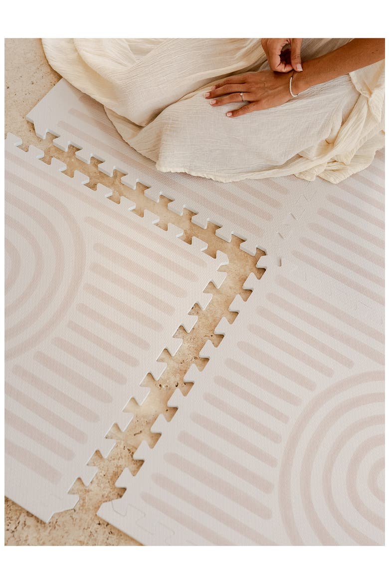 FoamPuzzle Baby Playmat, Alternate, color, LINEN