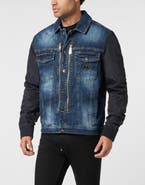 PHILIPP PLEIN Denim Jacket College Men