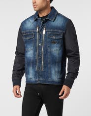 PHILIPP PLEIN Denim Jacket College Men