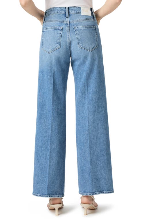 Paige Sasha High Waist Wide Leg Jeans In Blue