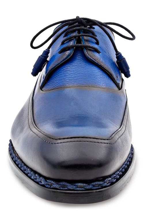 Mezlan Bowery Derby In Blue