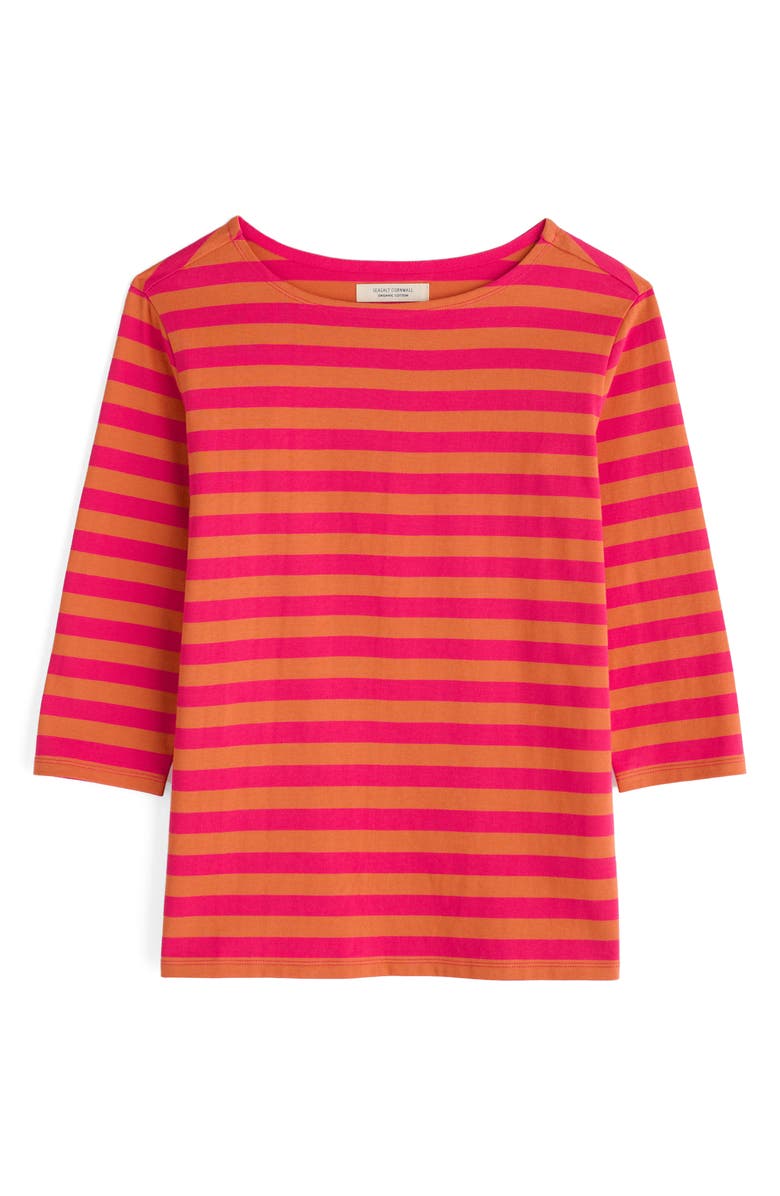 Seasalt Cornwall Sailor Stripe Organic Cotton T-Shirt, Alternate, color,