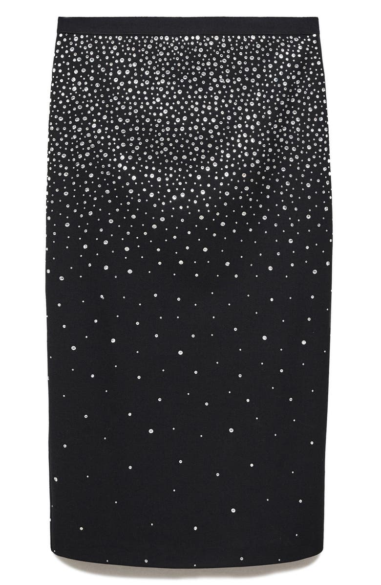 Jess Rhinestone Embellished Midi Skirt