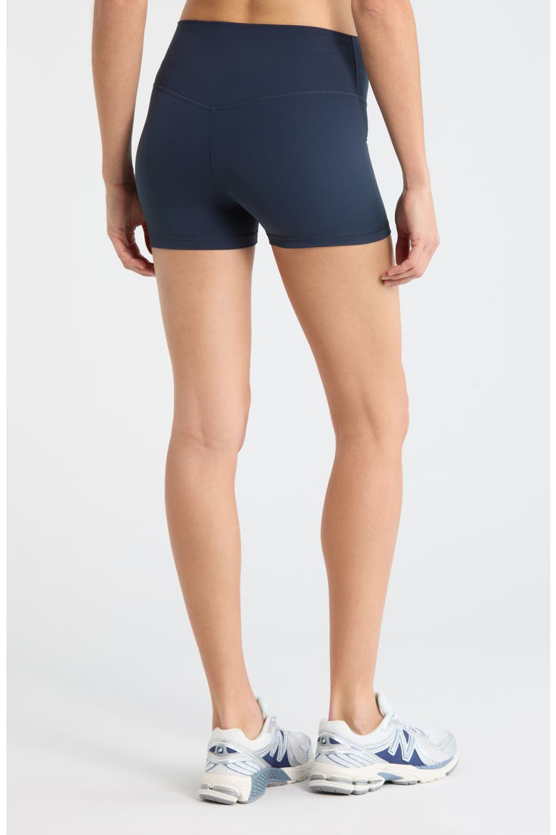 Luxe Lite High Waist Shorty Shorts, Alternate, color, NAVY SAPPHIRE