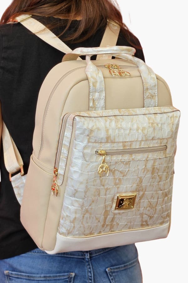 Mystic 395 Backpack, Alternate, color, Beige / White