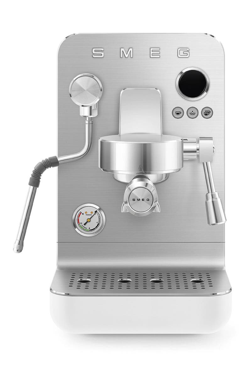 Semi-Professional Espresso Coffee Machine, Main, color, MATTE WHITE