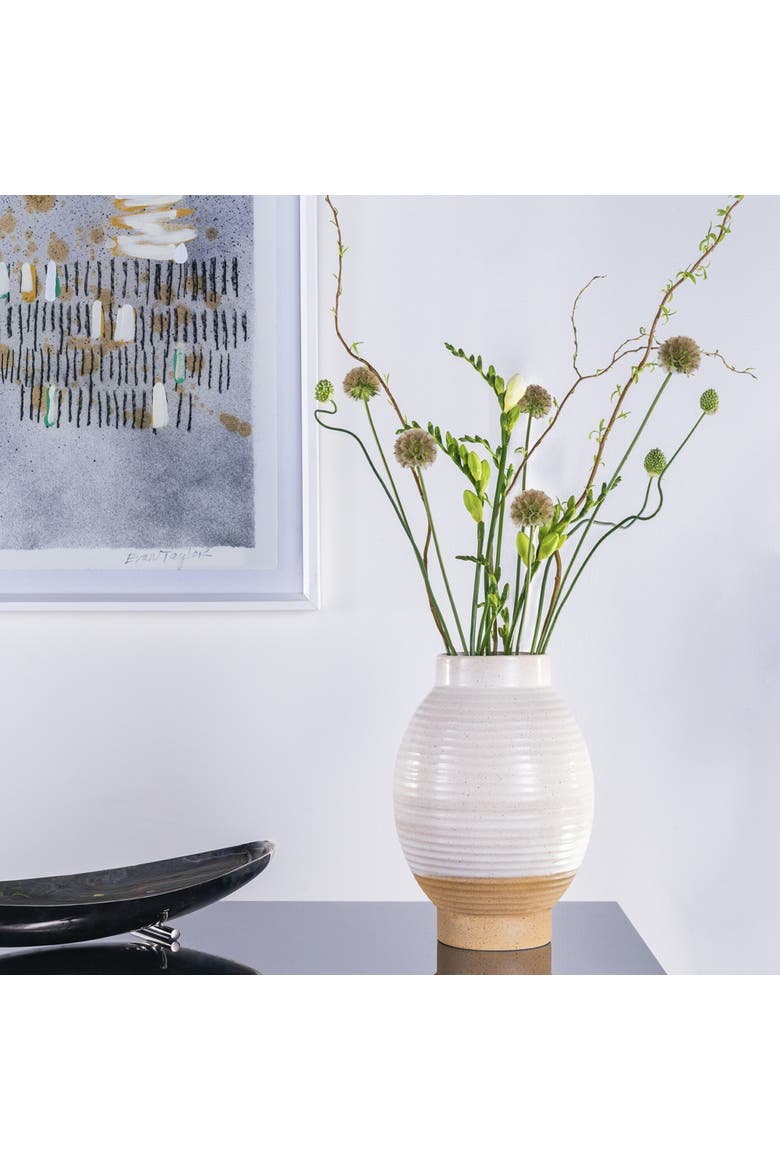 Greece Short Vase, Alternate, color, Neutral