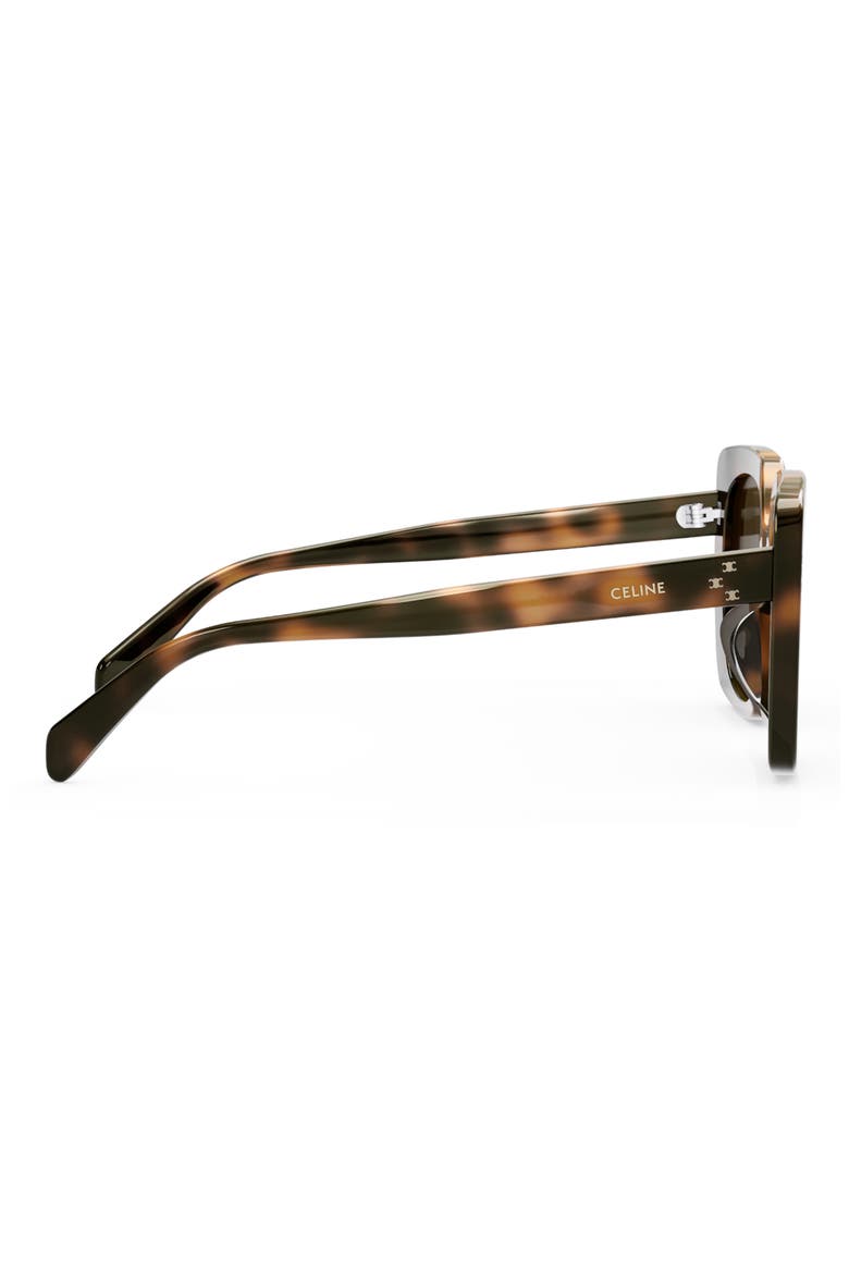 Mini Triomphe 55mm Round Sunglasses, Alternate, color, BLONDE HAVANA / BROWN