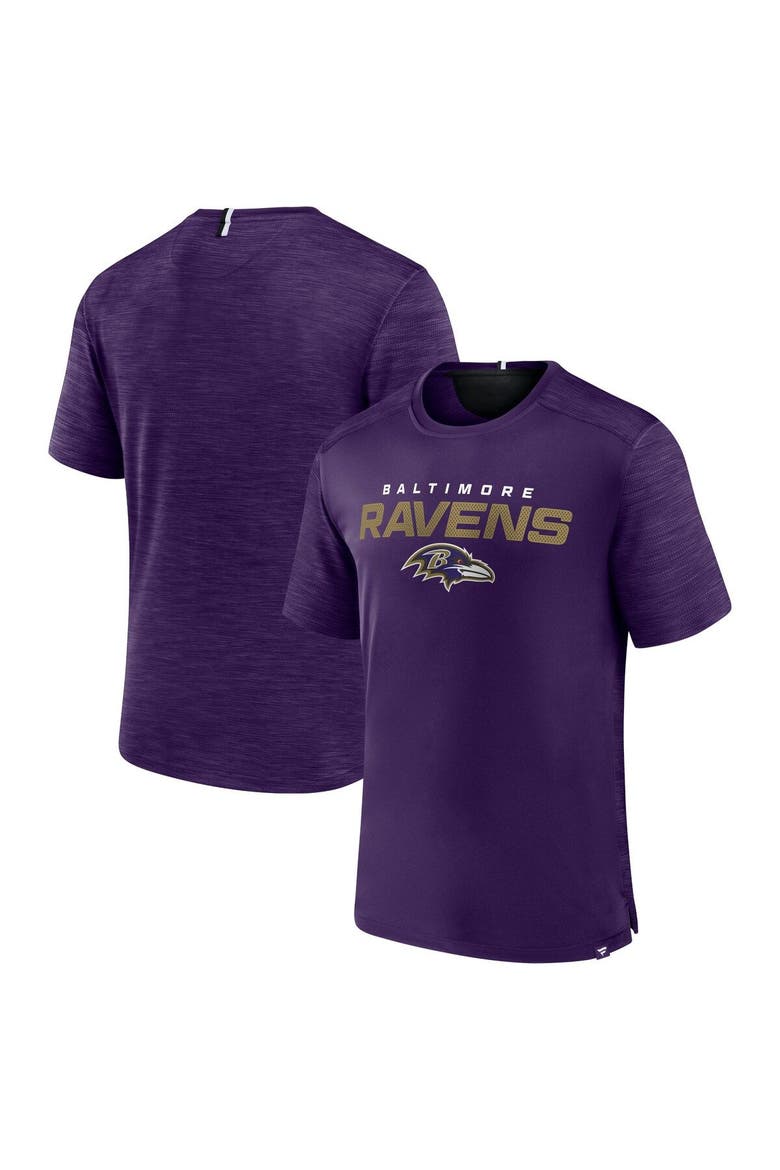 Men's Fanatics Branded Purple Baltimore Ravens Defender Evo T-Shirt, Main, color, Purple