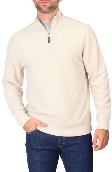 French Rib Quarter Zip Pullover