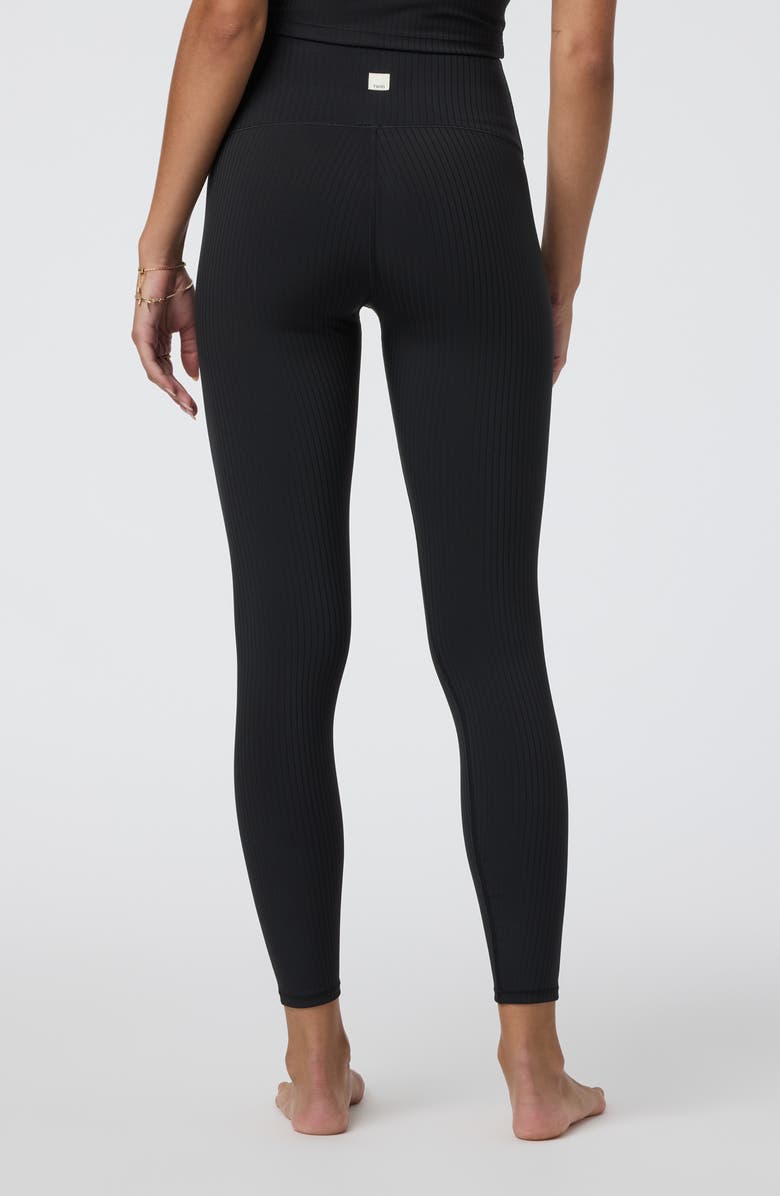 Vuori Inversion Rib Leggings, Alternate, color, Black