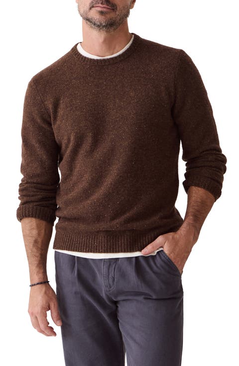 Neppy Merino Wool Crewneck Sweater