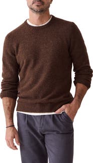 Marine Layer Neppy Merino Wool Crewneck Sweater