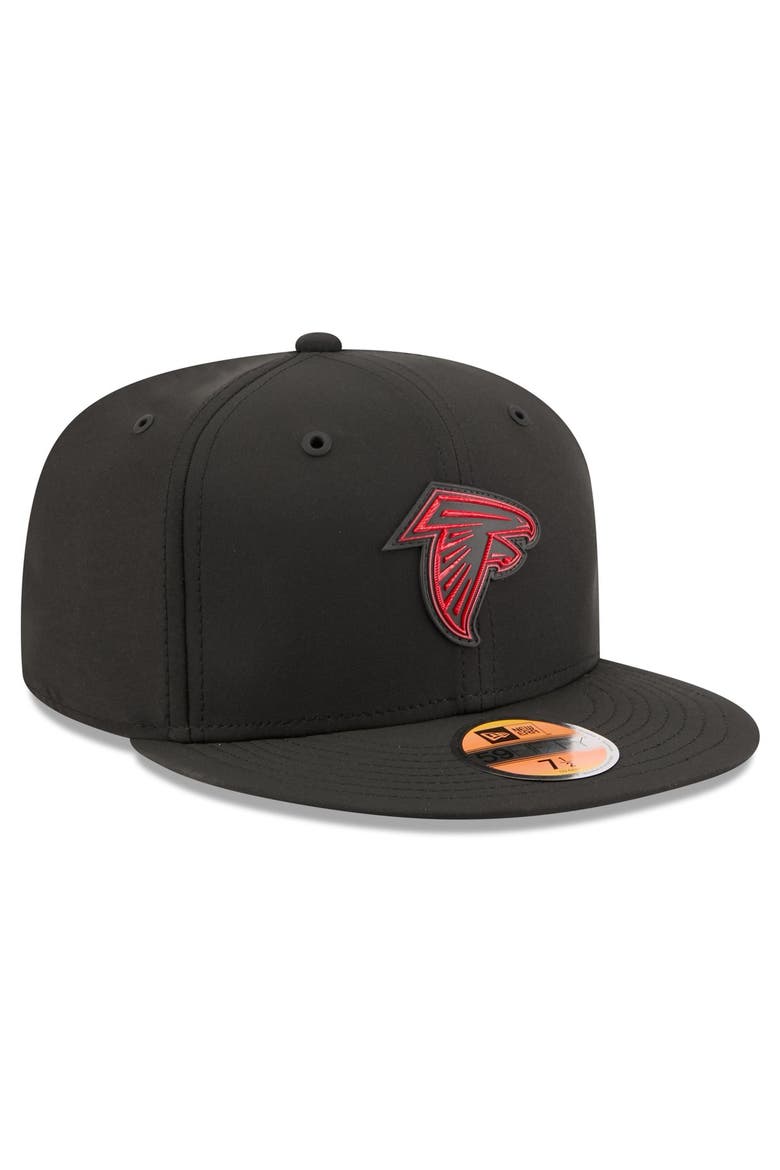 Men's New Era Black Atlanta Falcons 2026 Sideline 59FIFTY Fitted Hat, Alternate, color, Black