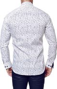 Maceoo Tetris Trim Fit Button-Up Shirt