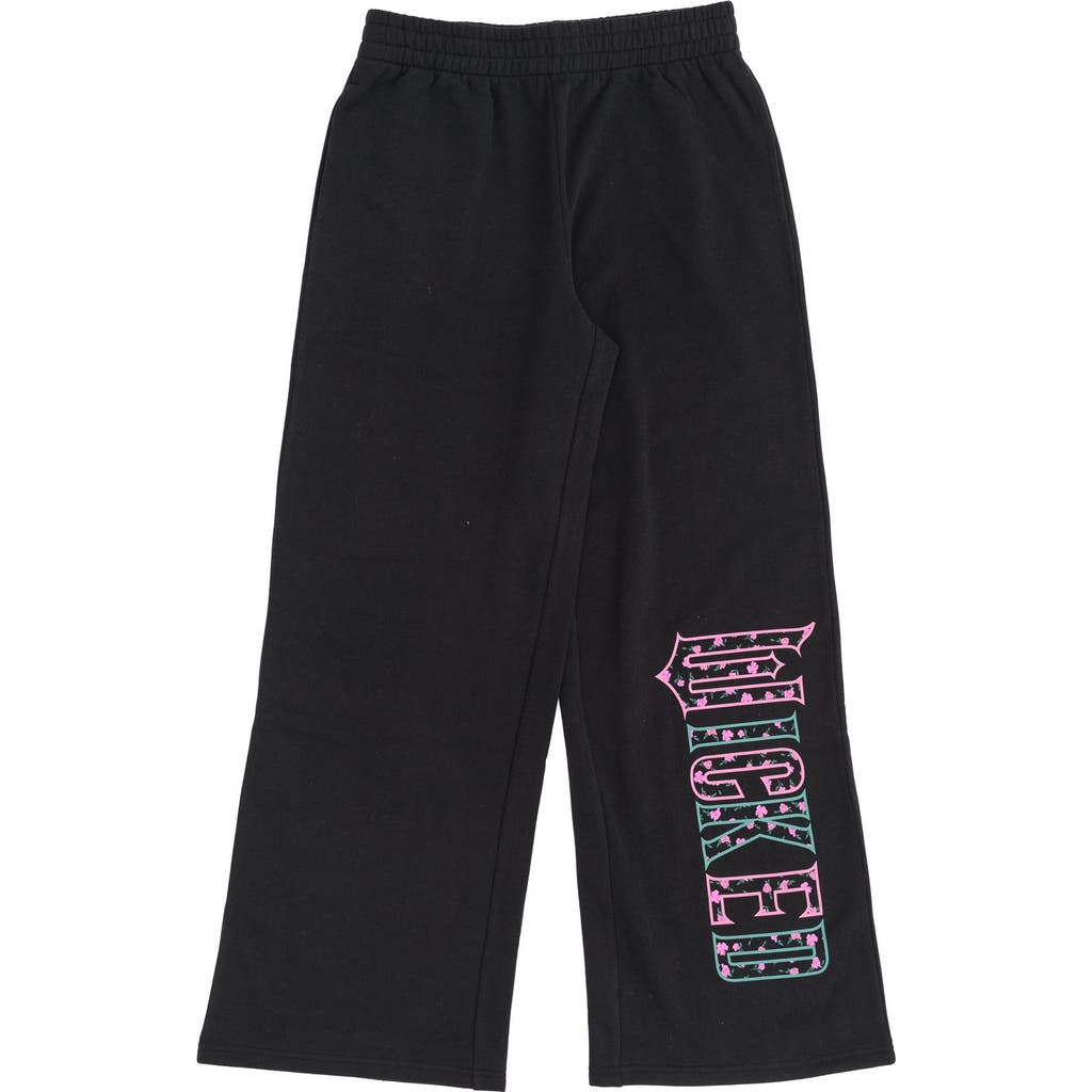 Wicked Loungewear Pants In Black Floral