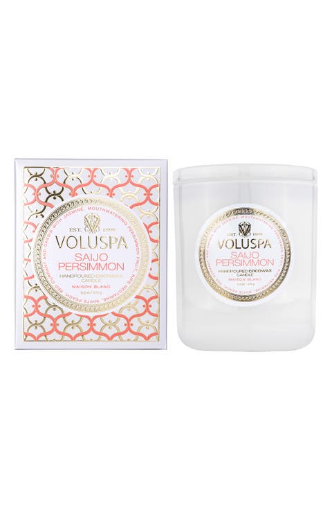 Saijo Persimmon Boxed Classic Candle