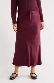 Marine Layer Gabriella Crinkle Slip Skirt