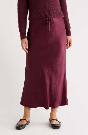 Marine Layer Gabriella Crinkle Slip Skirt