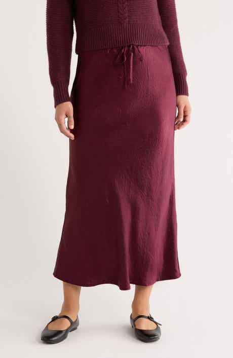 Marine Layer Gabriella Crinkle Slip Skirt