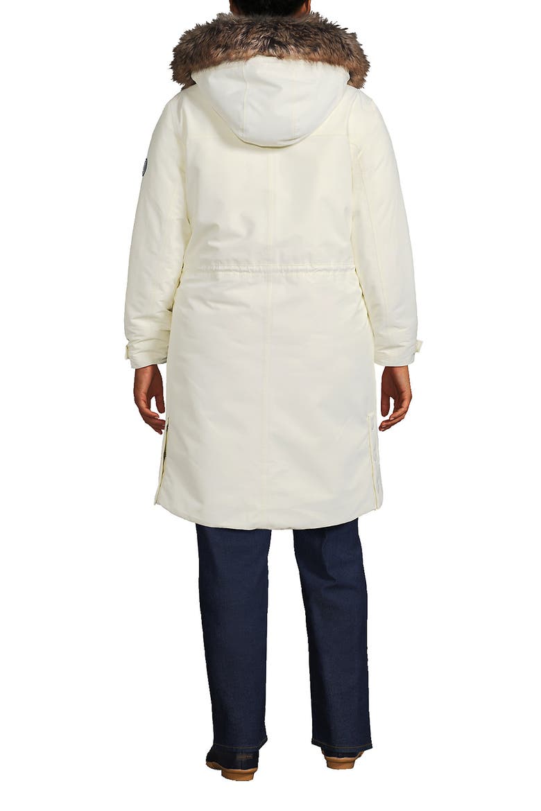 Plus Size Expedition Down Waterproof Winter Parka, Alternate, color, Ivory