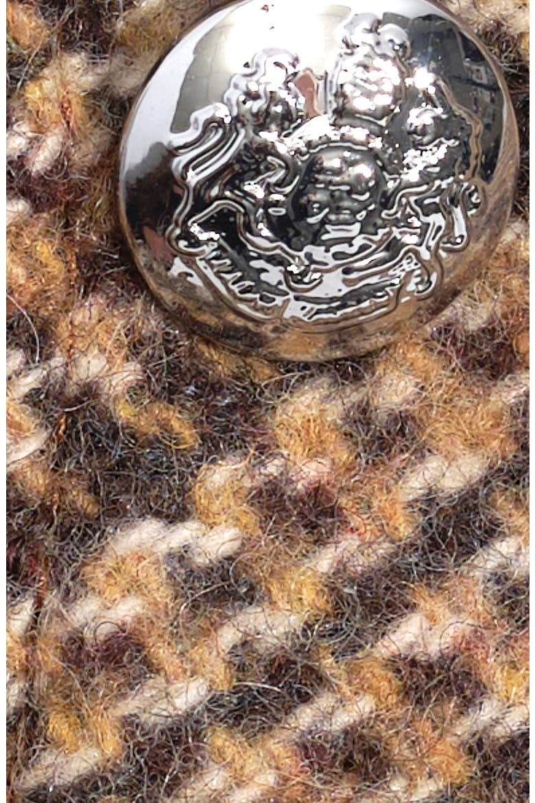 Two Button Glove With Pattern Top, Alternate, color, Vicuna