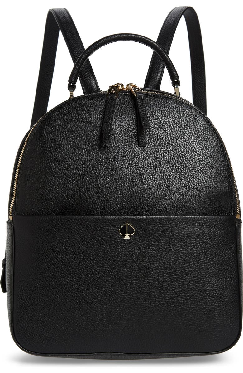 Kate Spade New York medium polly leather backpack, Main, color,