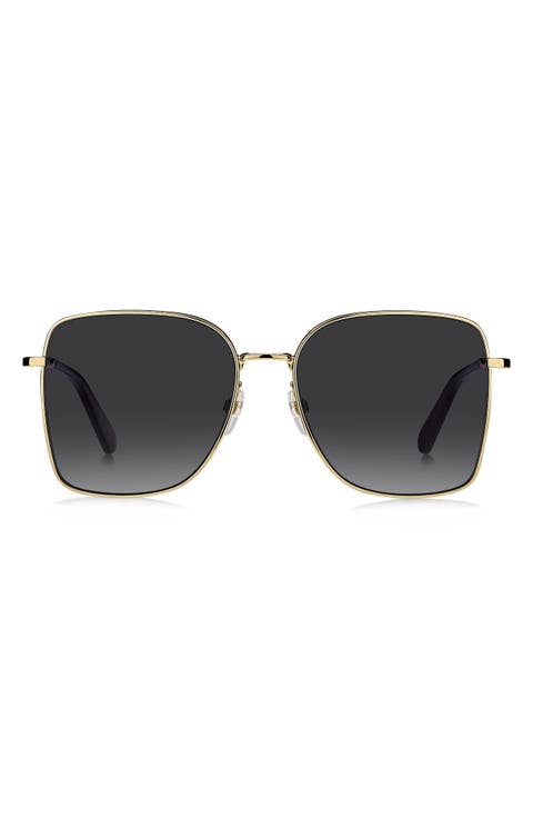 58mm Square Sunglasses