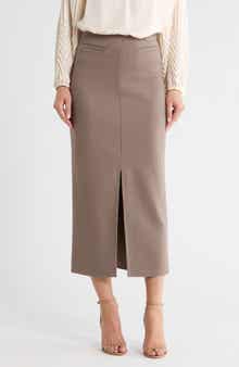 JASON WU Front Slit Pull-On Pencil Skirt