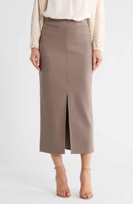JASON WU Front Slit Pull-On Pencil Skirt