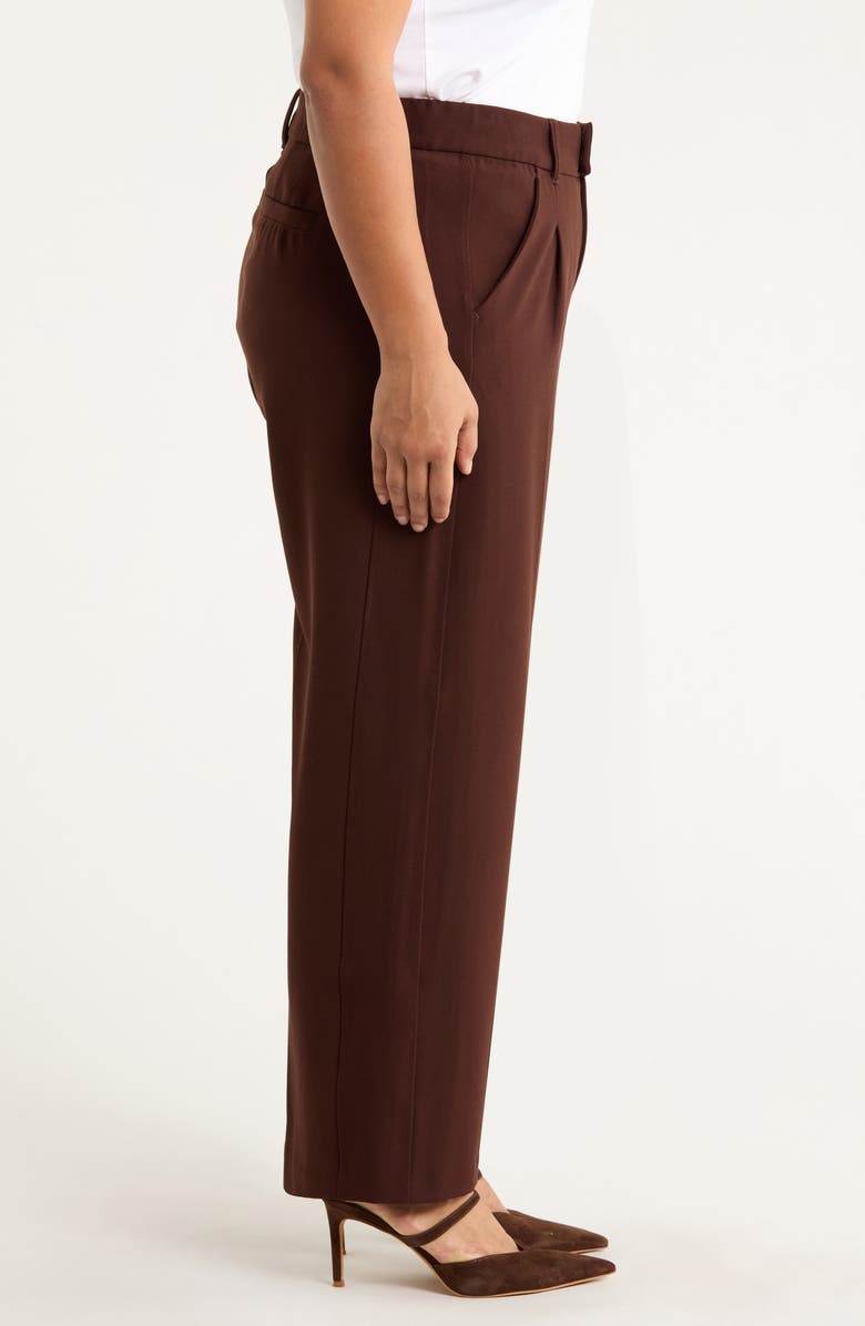 Wit & Wisdom Skyrise Wide Leg Pants, Alternate, color, Chocolate Truffle