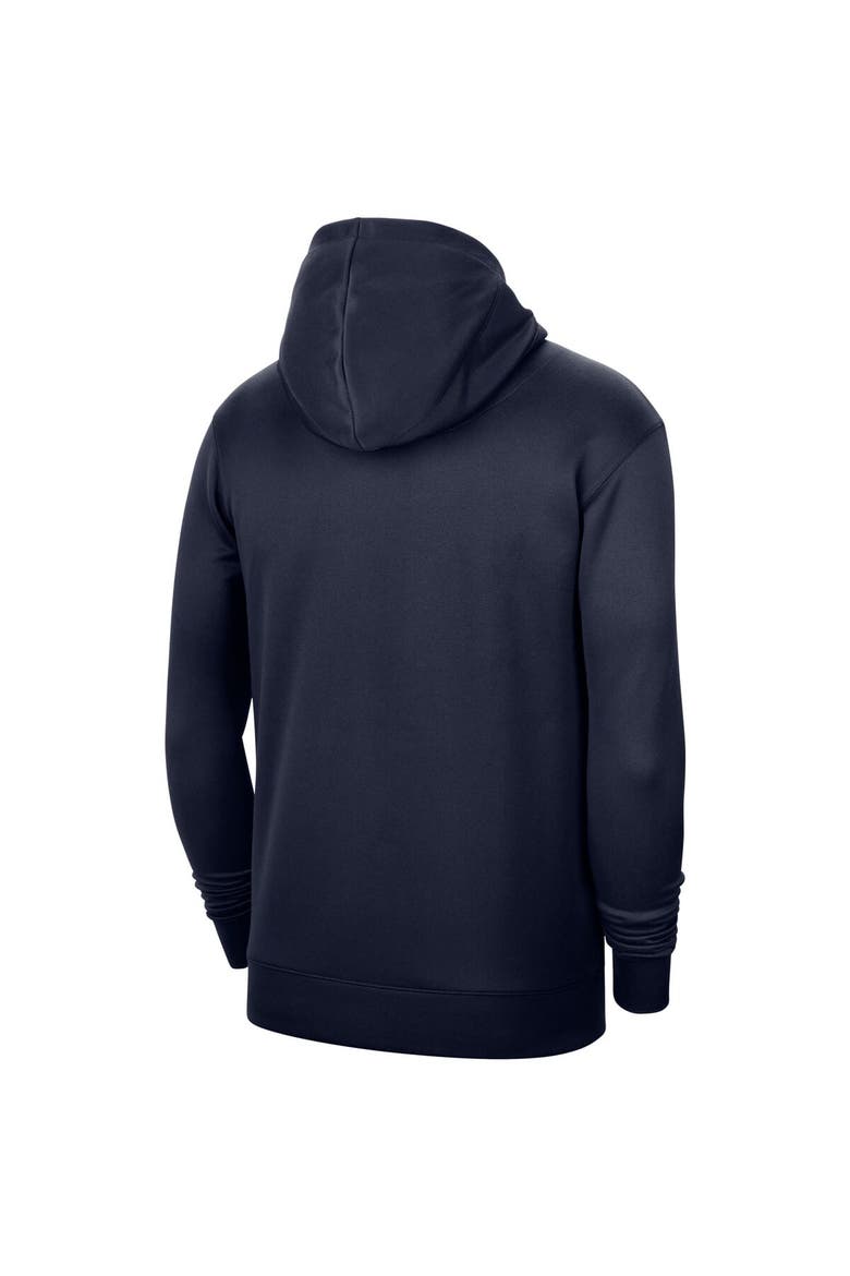 Men's Nike Navy Utah Jazz 2021-2022 Spotlight On Court Performance Practice Pullover Hoodie, Alternate, color, Navy