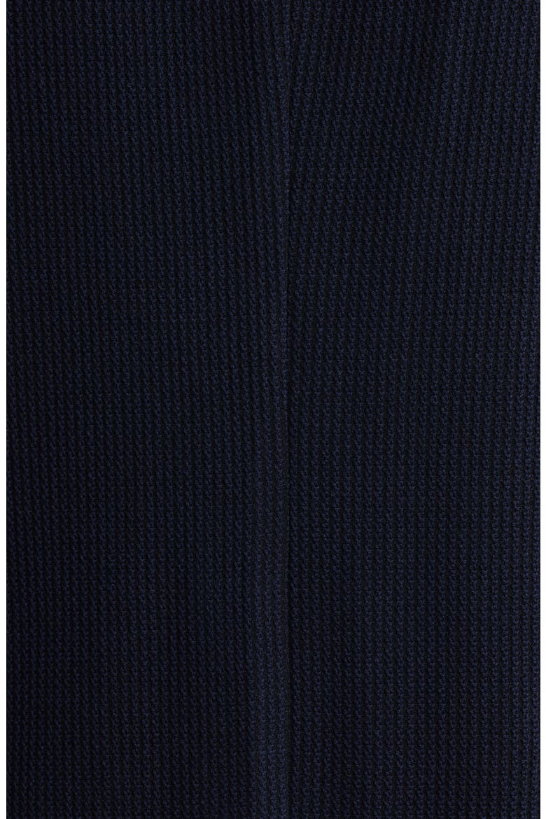 Wolsey Navy Rib Knit Wool Sport Coat with Removable Hooded Bib, Alternate, color, NAVY