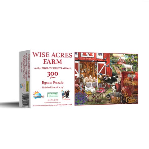 Wise Acres Farm 300 piece Jigsaw Puzzle for Adults