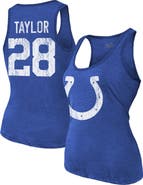 Majestic Threads Women's Majestic Threads Jonathan Taylor Royal Indianapolis Colts Player Name & Number Tri-Blend Tank Top