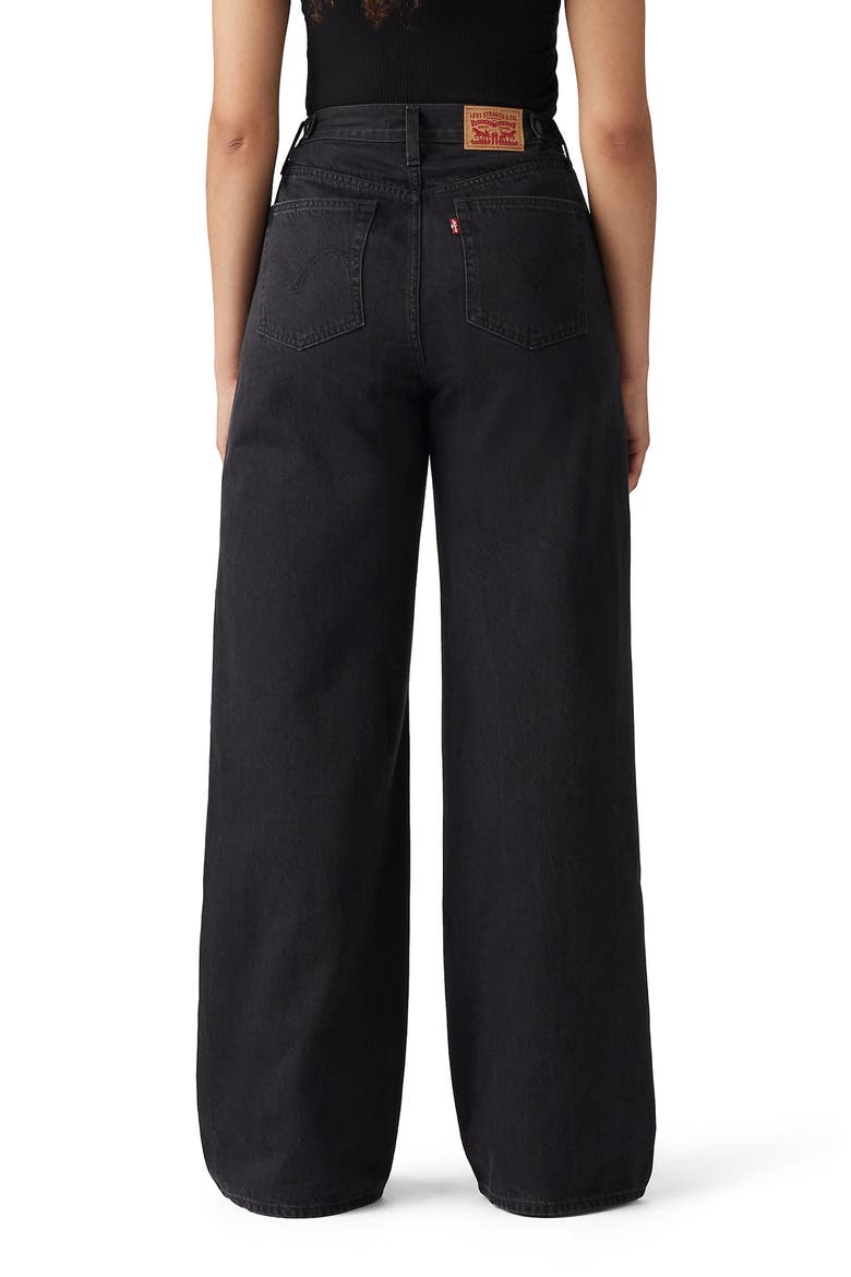 Cinch High Waist Baggy Wide Leg Jeans, Alternate, color, CAPTURING MOMENTS