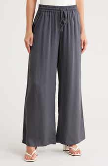 ELIE ELIE TAHARI Drawstring Wide Leg Pants