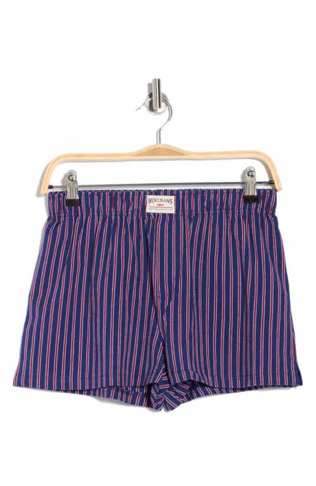BDG Urban Outfitters Navy Stripe Cotton Boxer Shorts