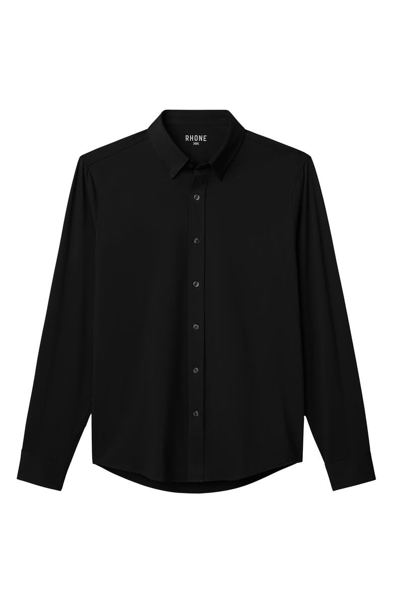 Rhone Commuter Classic Fit Stretch Button-Up Shirt, Alternate, color, Black Oxford