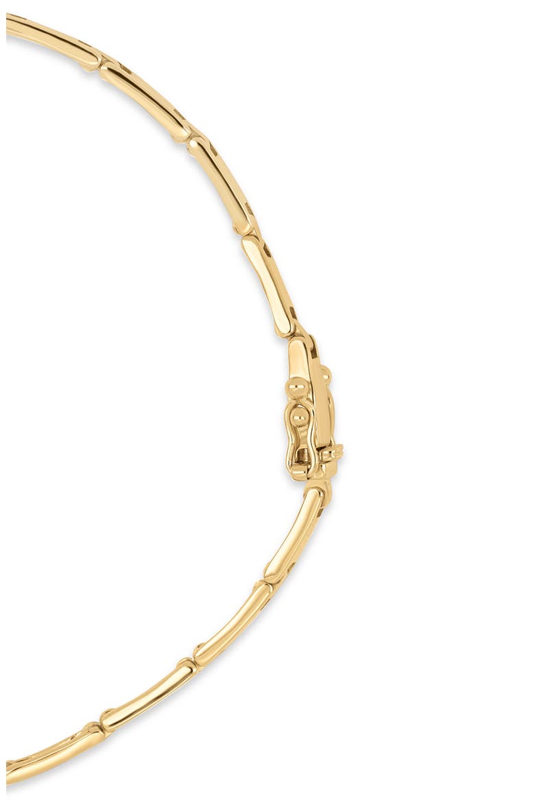 18K Gold El Mar Gemstone and Natural Diamond Line Bracelet, Alternate, color, 18K GOLD/ BLUE SAPPHIRE
