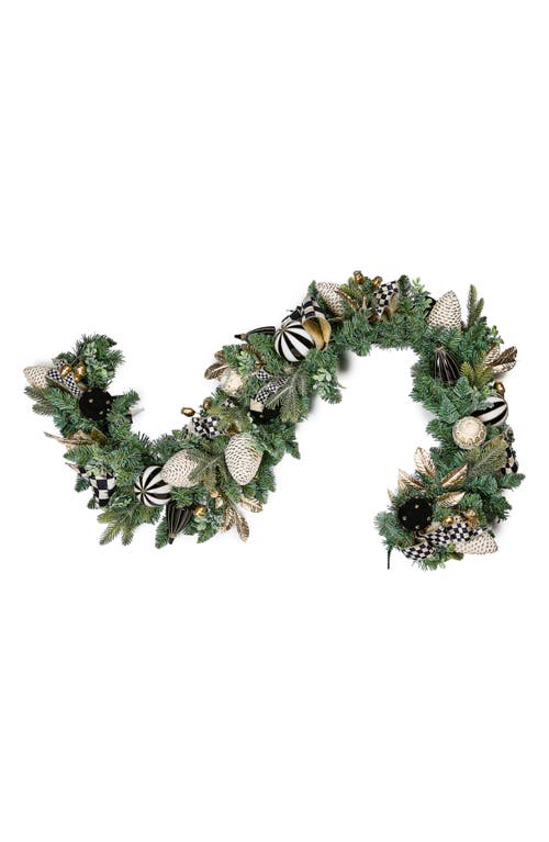 Mackenzie-childs Mackenzie Childs Courtly Noel Illuminated Garland In Green