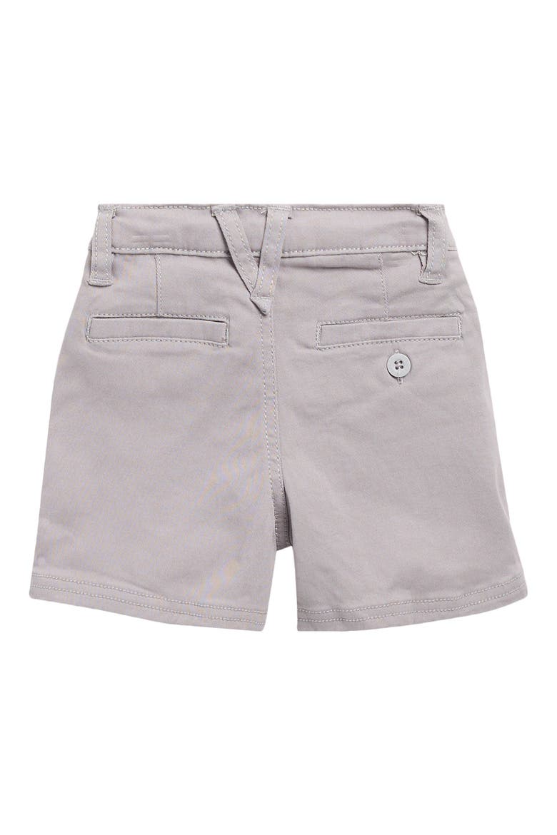 Button Front Shirt & Chino Shorts Set, Alternate, color, OFF WHITE