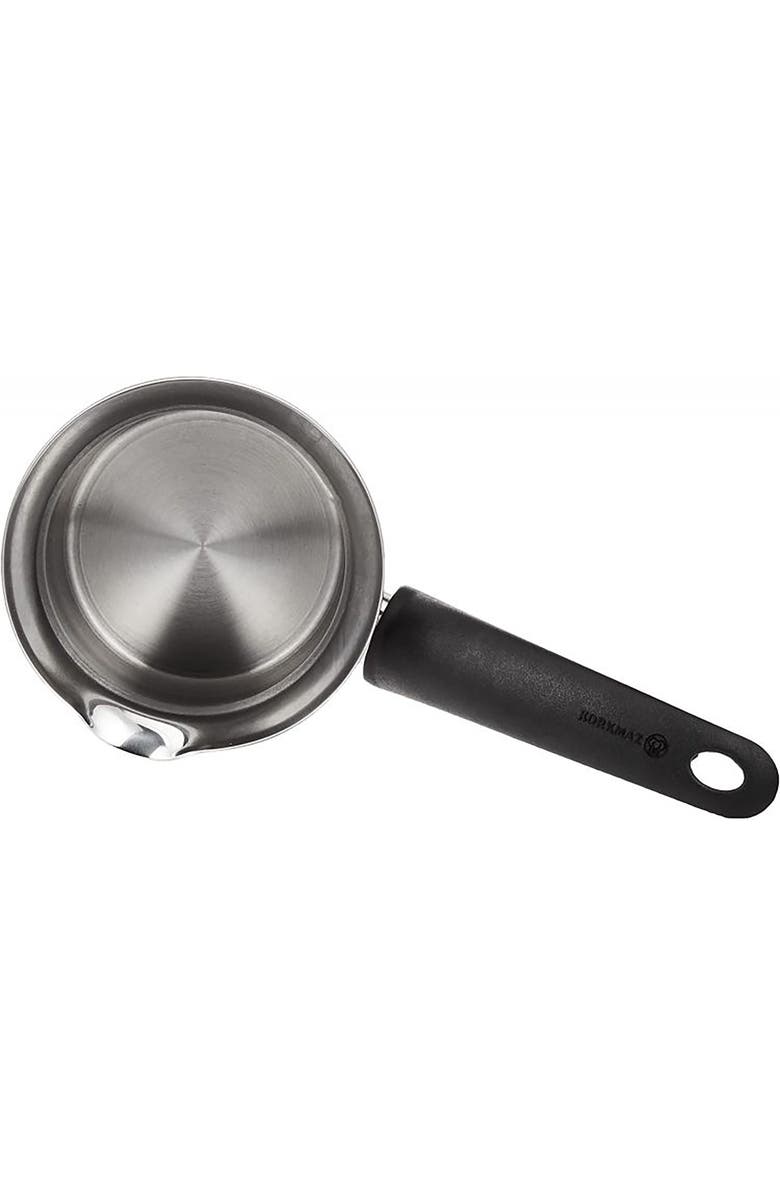 Korkmaz Orbit 8 Ounce Stainless Steel Turkish Coffee Pot, Alternate, color, Metallic Silver