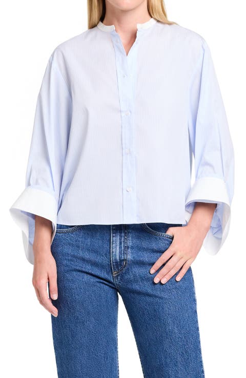 The Beau Button-Up Roll Sleeve Shirt